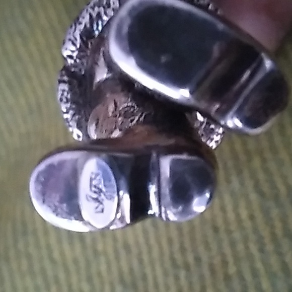 JT Inman Sterling Silver American Santa Ornament - Picture 7 of 10